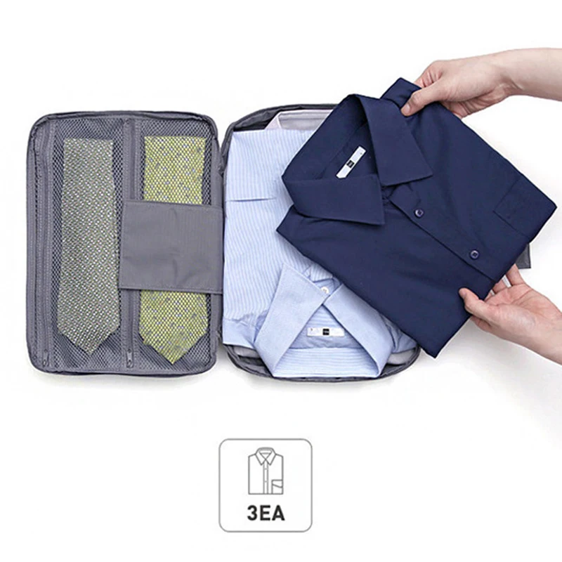 Outdoor Shirt Bag, Business Tie Bag, Multifunctional Storage Bag for Business Trips, Clothing Organizer Handbag