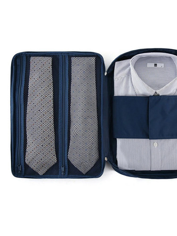 Outdoor Shirt Bag, Business Tie Bag, Multifunctional Storage Bag for Business Trips, Clothing Organizer Handbag