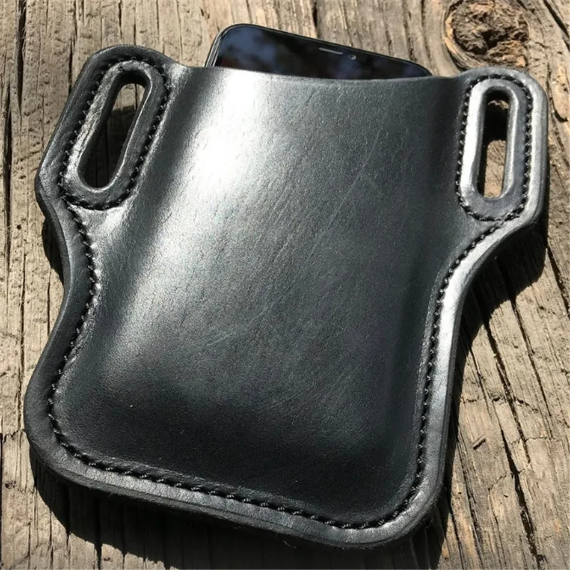 Universal Sports Waist Bag, Mobile Phone Waist Bag, Hanging Waist Bag, Leather phone belt bag，Outdoor equipment accessories