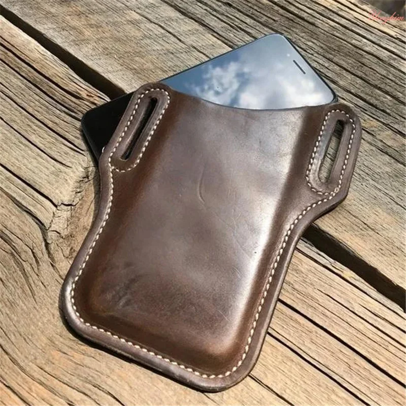 Universal Sports Waist Bag, Mobile Phone Waist Bag, Hanging Waist Bag, Leather phone belt bag，Outdoor equipment accessories
