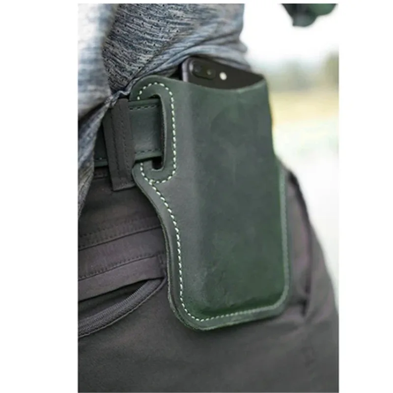 Universal Sports Waist Bag, Mobile Phone Waist Bag, Hanging Waist Bag, Leather phone belt bag，Outdoor equipment accessories
