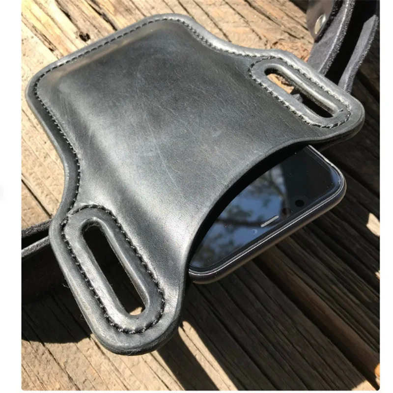 Universal Sports Waist Bag, Mobile Phone Waist Bag, Hanging Waist Bag, Leather phone belt bag，Outdoor equipment accessories