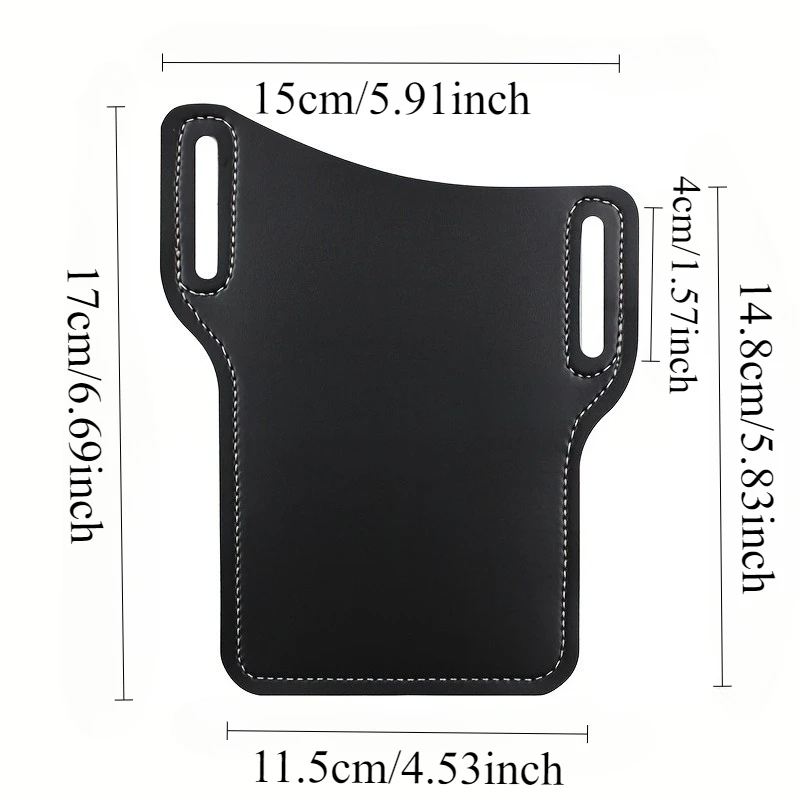 Universal Sports Waist Bag, Mobile Phone Waist Bag, Hanging Waist Bag, Leather phone belt bag，Outdoor equipment accessories