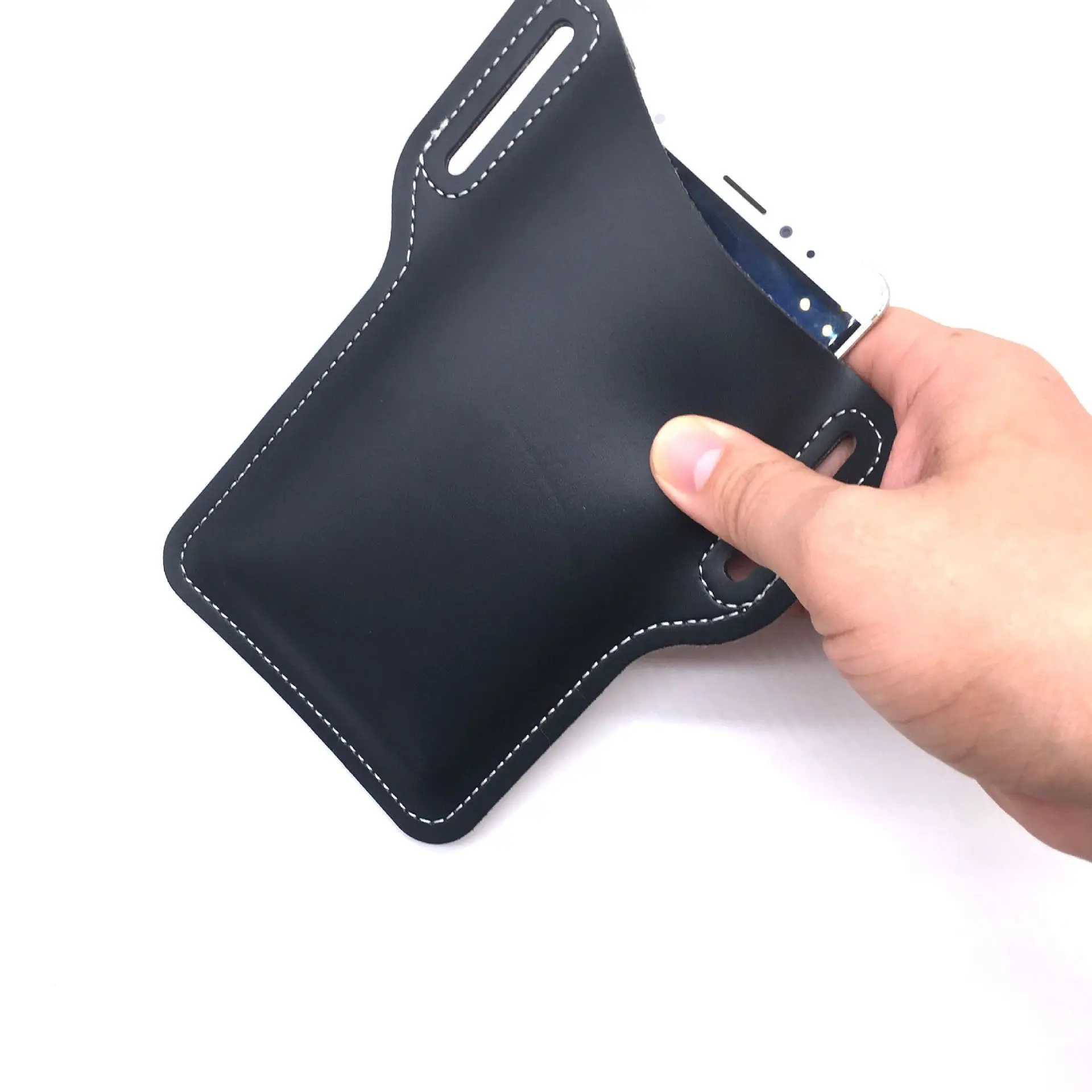 Universal Sports Waist Bag, Mobile Phone Waist Bag, Hanging Waist Bag, Leather phone belt bag，Outdoor equipment accessories