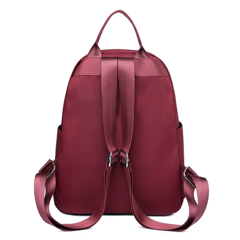Everyday Versatile Embossed Nylon Rucksack Trendy Multi-color Option, Roomy Storage for Ladies Daily Outdoor Activities