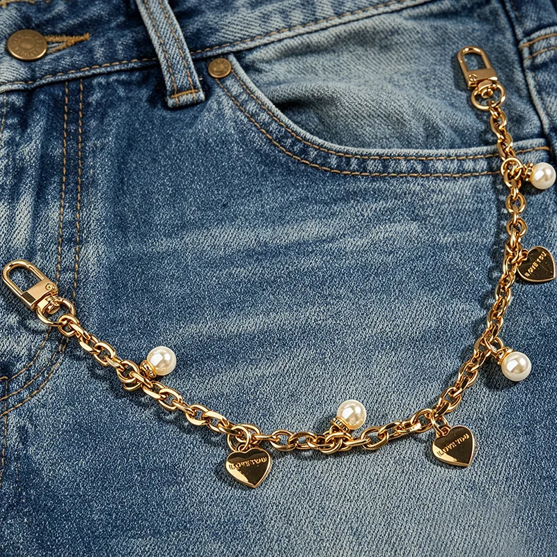 Pearl Flower Purse Chain Bag Extender Crossbody Purse Strap Crossbody Purse Strap Chain Extender