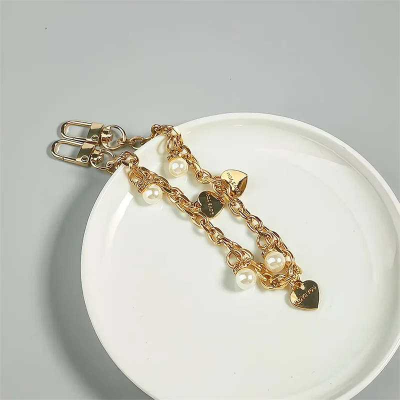 Pearl Flower Purse Chain Bag Extender Crossbody Purse Strap Crossbody Purse Strap Chain Extender