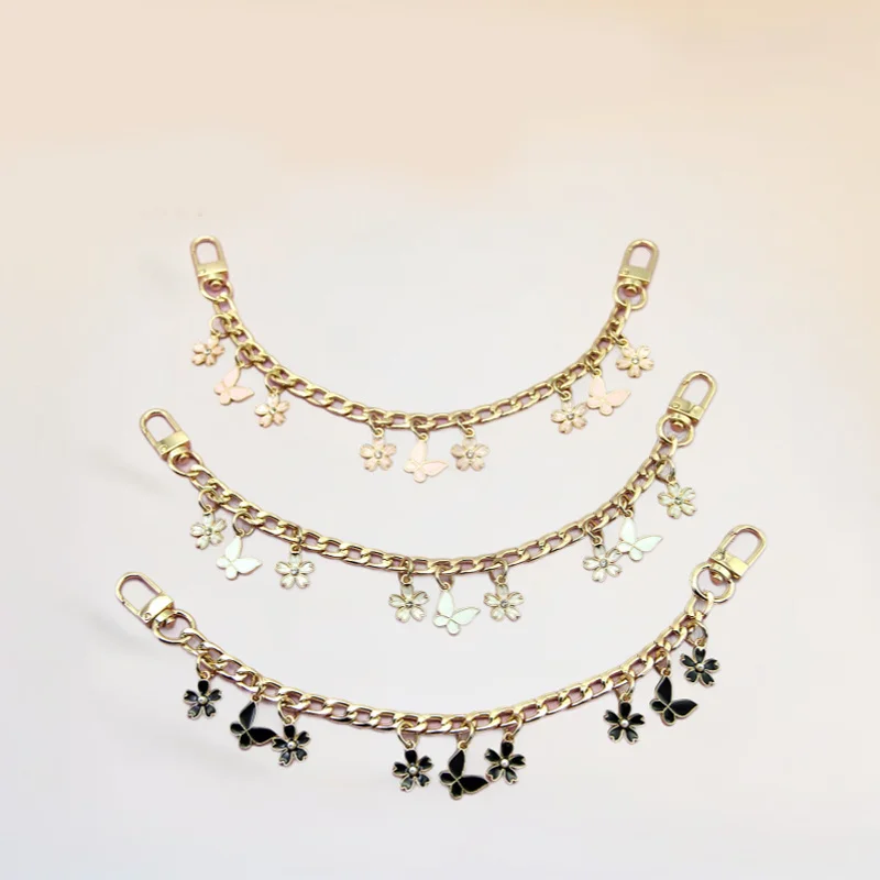 Pearl Flower Purse Chain Bag Extender Crossbody Purse Strap Crossbody Purse Strap Chain Extender
