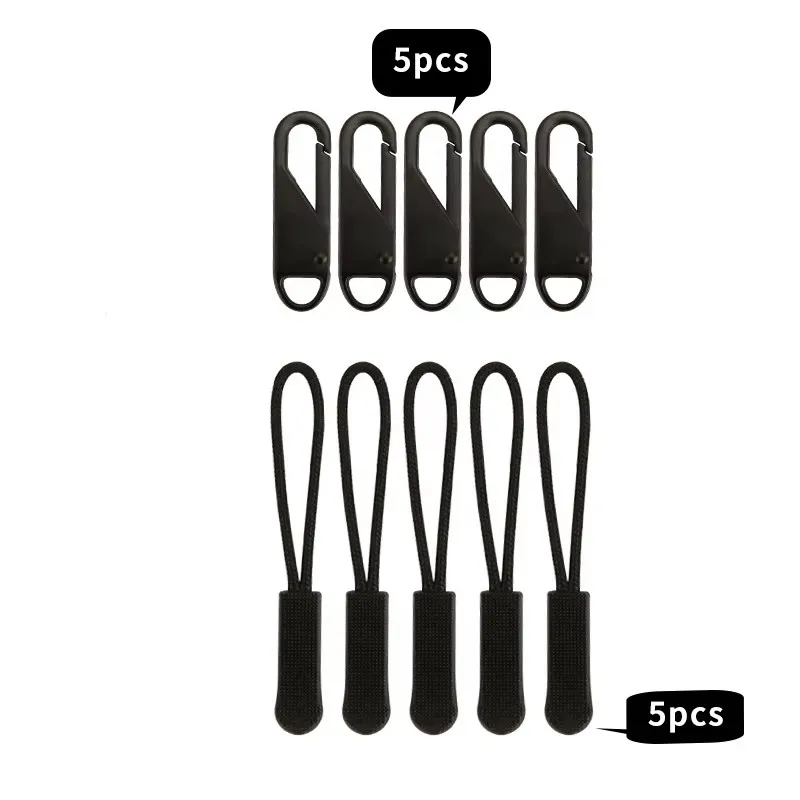 10/20Pcs Replacement Zipper Pulls Cord Extender for Backpacks Jackets Luggage Purses Handbags