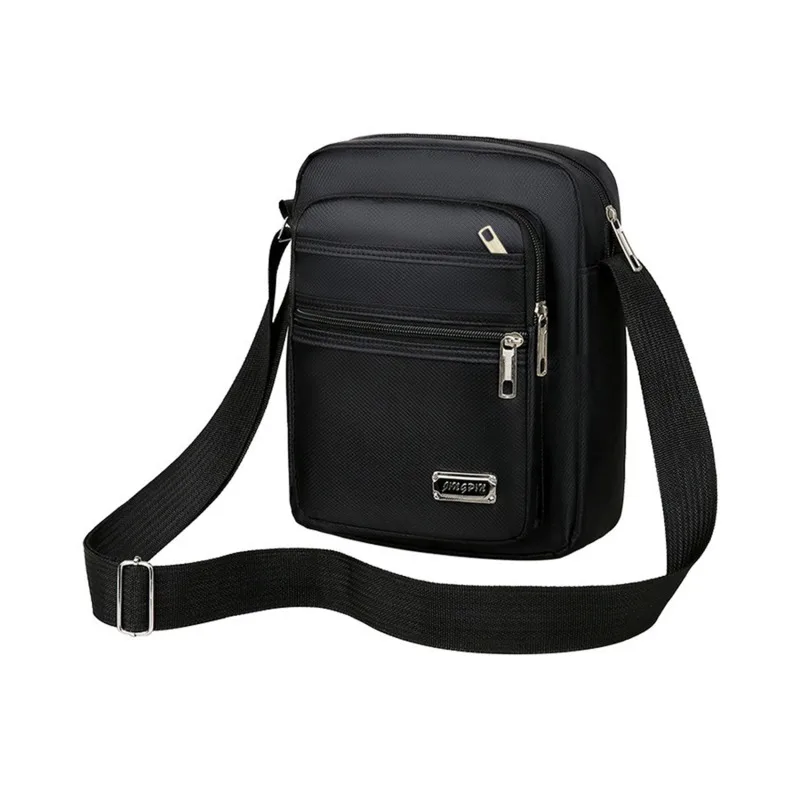 1pc Men's Shoulder Bag Business Leisure Large Capacity Portable Handbag Multi Layer Waterproof Summer Male's Crossbody Bags