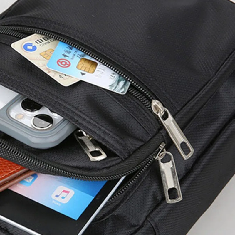1pc Men's Shoulder Bag Business Leisure Large Capacity Portable Handbag Multi Layer Waterproof Summer Male's Crossbody Bags