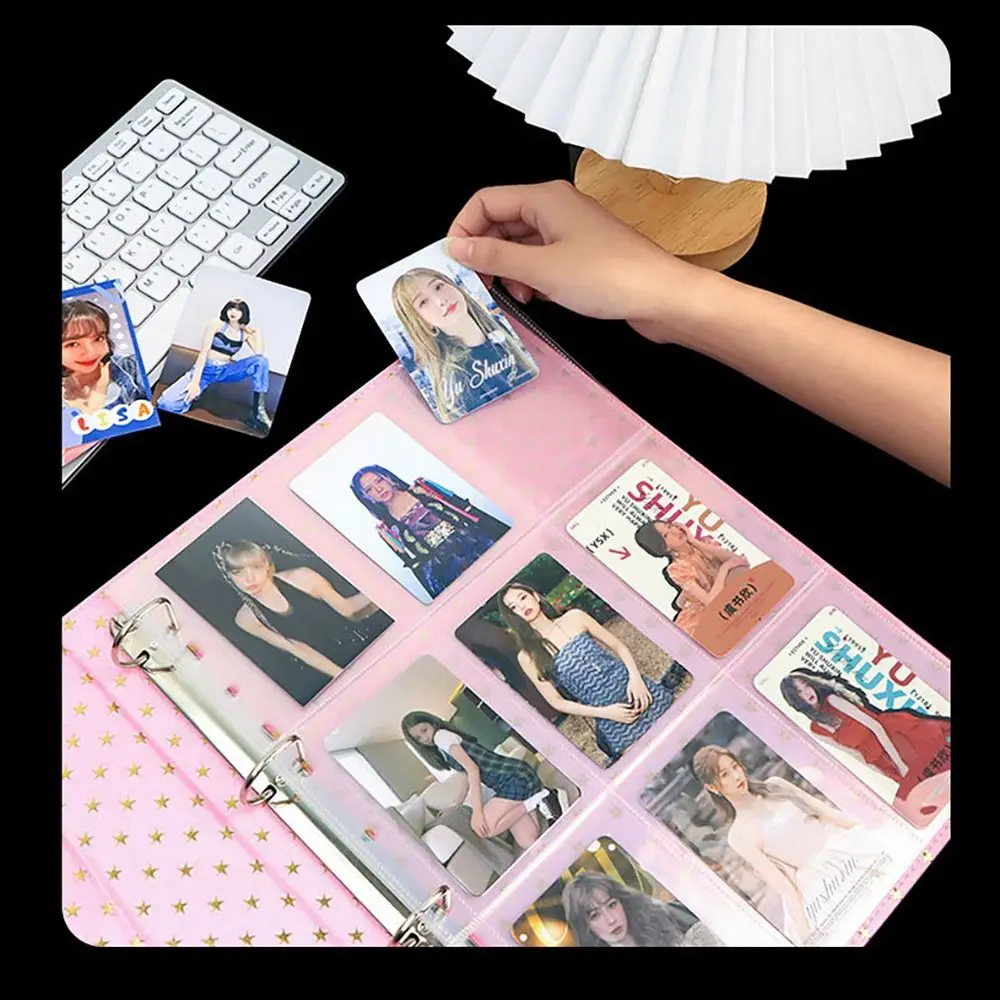 10Pcs A4 Kpop Binder Sheets Multiple Pockets Sleeve PP Acid Free Photo Album Refill Pages Card Stamp Die Jewelry Storage