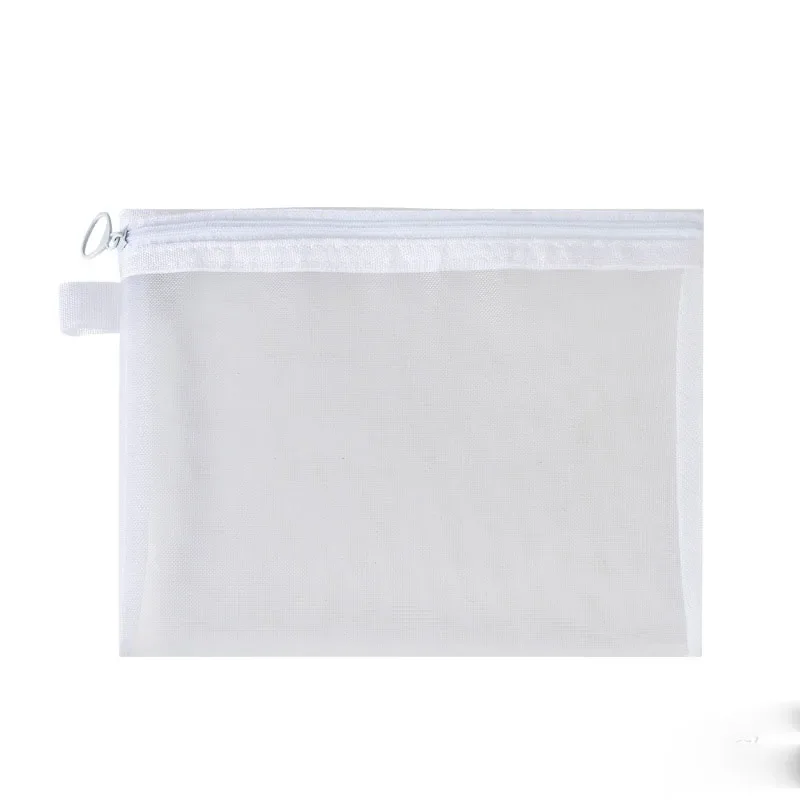 Fashion Small Large Black Organizer Toiletry and Makeup Pouch Transparent Mesh Zipper Cosmetic Bag Women Necessary Organizer