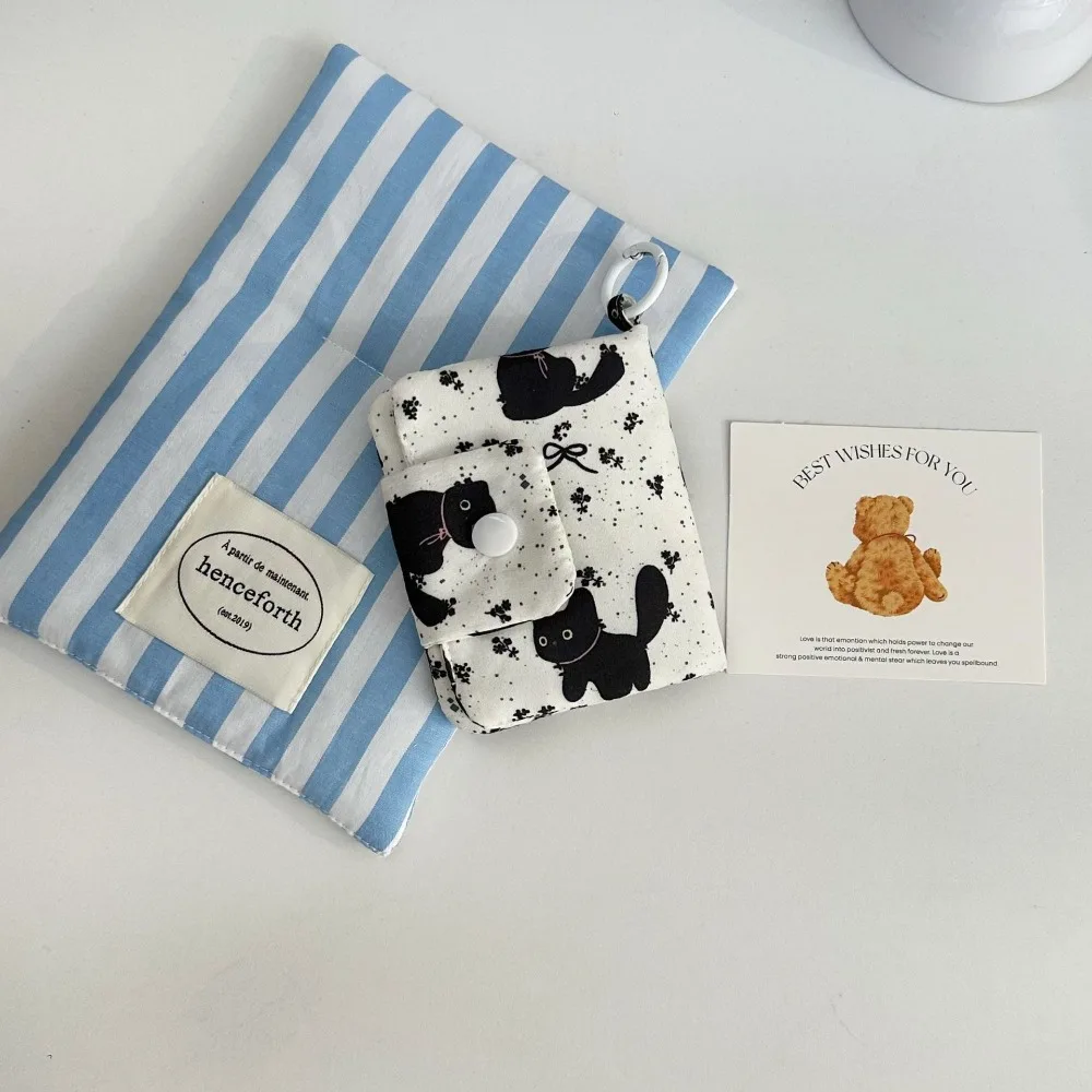 Cute Design Coin Purse Simplicity Style Catoon Pattern Korean Fashion Wallet Portable Size Multi-layer Card Holder For Girls