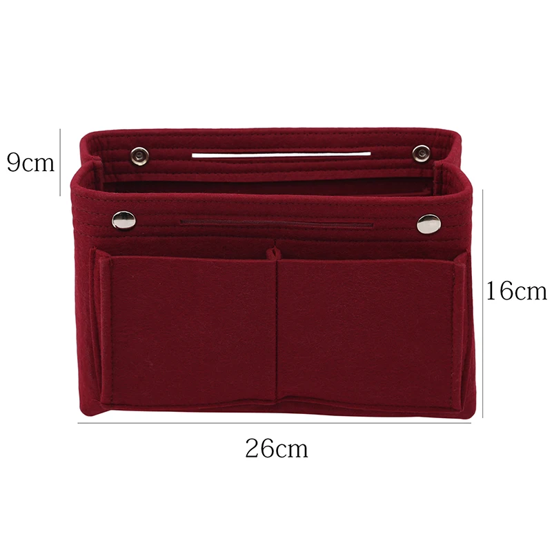 Multifunction Insert Makeup Bag Women Travel Inner Purse Cosmetic Bags For Ladies Portable Storage Organizer Tote 2024