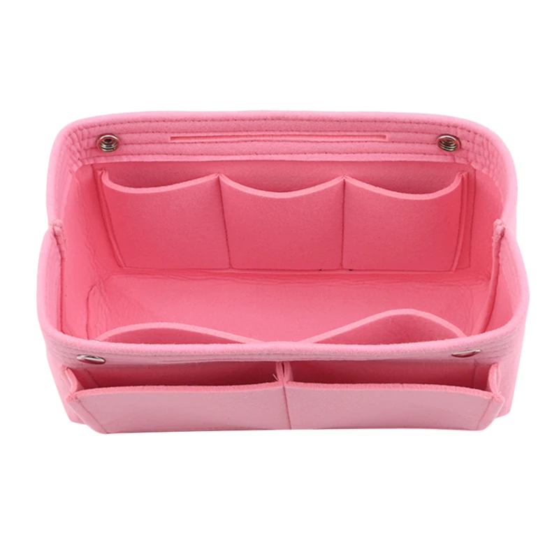 Multifunction Insert Makeup Bag Women Travel Inner Purse Cosmetic Bags For Ladies Portable Storage Organizer Tote 2024