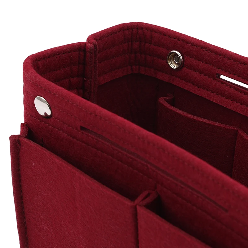 Multifunction Insert Makeup Bag Women Travel Inner Purse Cosmetic Bags For Ladies Portable Storage Organizer Tote 2024