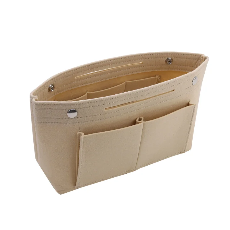 Multifunction Insert Makeup Bag Women Travel Inner Purse Cosmetic Bags For Ladies Portable Storage Organizer Tote 2024