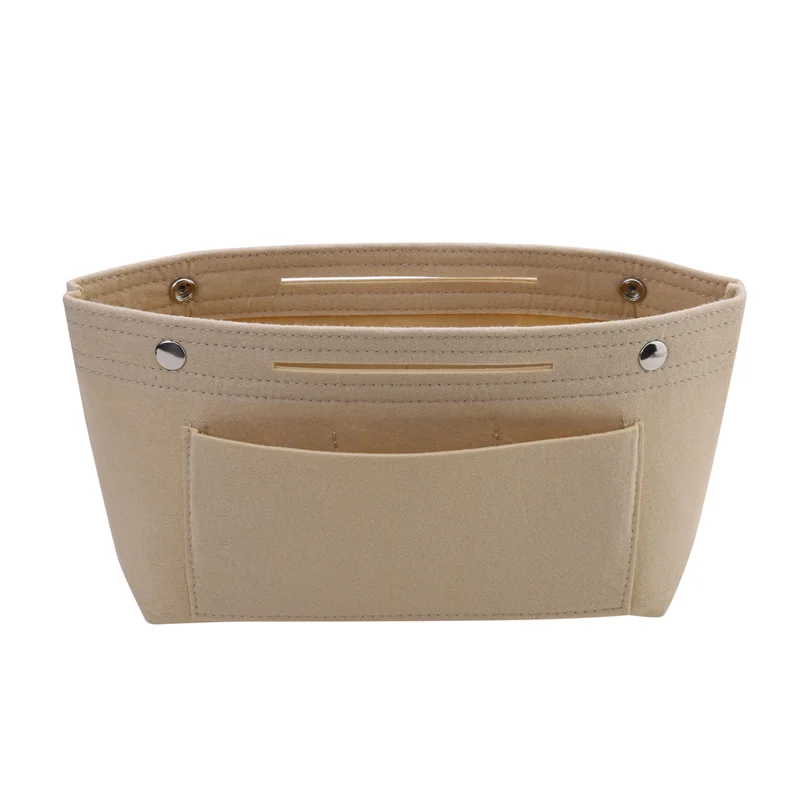Multifunction Insert Makeup Bag Women Travel Inner Purse Cosmetic Bags For Ladies Portable Storage Organizer Tote 2024