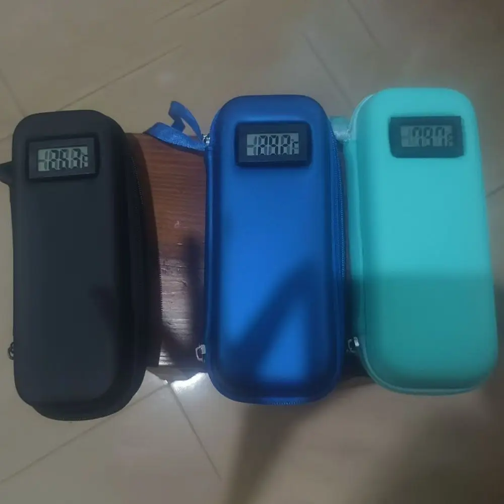 Insulin Cooler Travel Case with Thermometer Display Medicine Organizer Bag Waterproof Insulin Cooling Bag for Diabetics