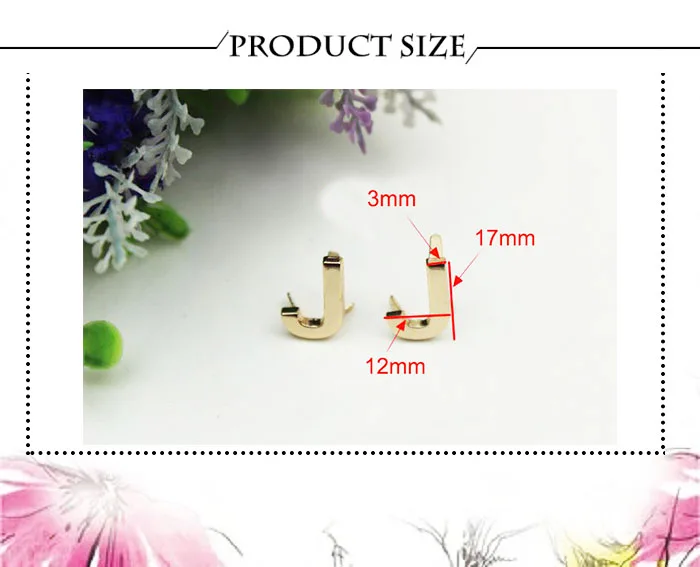 5Pcs DIY English 26 Letter Metal Rivets Claw Studs For Bags Clothes Hats Leather Decor Alphabets Claw Rivet Handmade Crafts