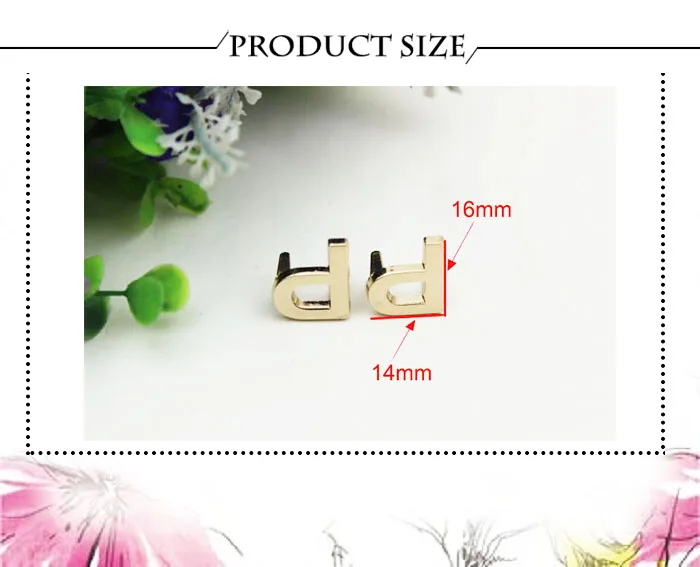5Pcs DIY English 26 Letter Metal Rivets Claw Studs For Bags Clothes Hats Leather Decor Alphabets Claw Rivet Handmade Crafts