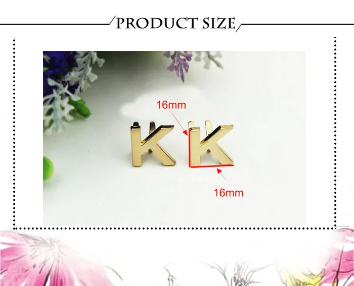 5Pcs DIY English 26 Letter Metal Rivets Claw Studs For Bags Clothes Hats Leather Decor Alphabets Claw Rivet Handmade Crafts