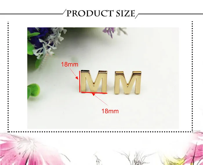 5Pcs DIY English 26 Letter Metal Rivets Claw Studs For Bags Clothes Hats Leather Decor Alphabets Claw Rivet Handmade Crafts