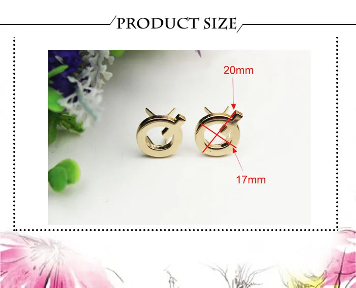 5Pcs DIY English 26 Letter Metal Rivets Claw Studs For Bags Clothes Hats Leather Decor Alphabets Claw Rivet Handmade Crafts