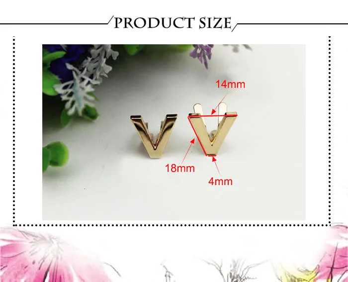 5Pcs DIY English 26 Letter Metal Rivets Claw Studs For Bags Clothes Hats Leather Decor Alphabets Claw Rivet Handmade Crafts