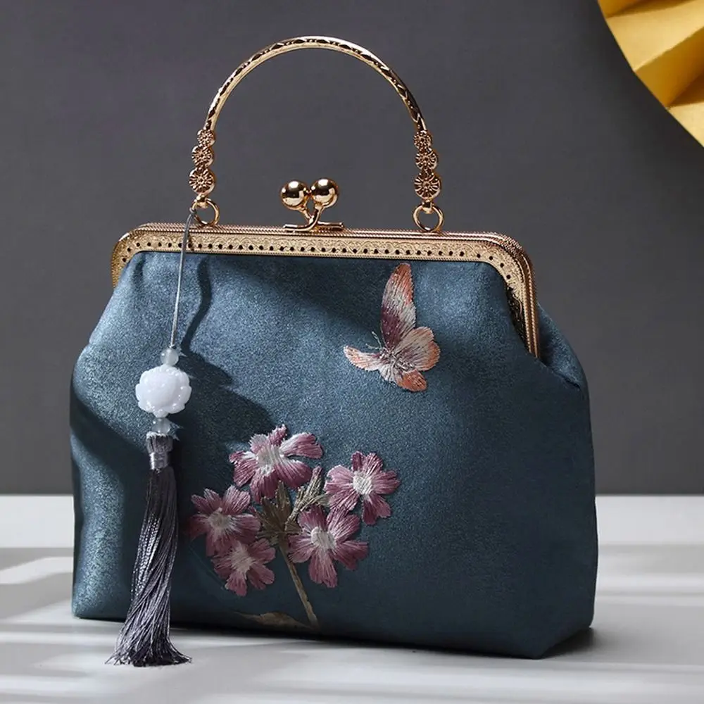 Purse Clasp Frame Bag Kiss Clasp Lock Metal Purse Frame for DIY Craft Purse Bag Making 18CM/20CM