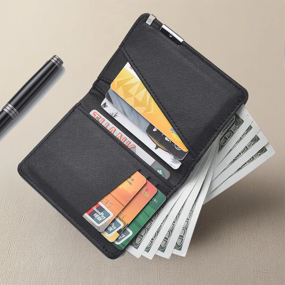 Men's Mini Multi-Functional Wallet Personalized Dragon Pattern PU Leather Credit Card Storage Wallet