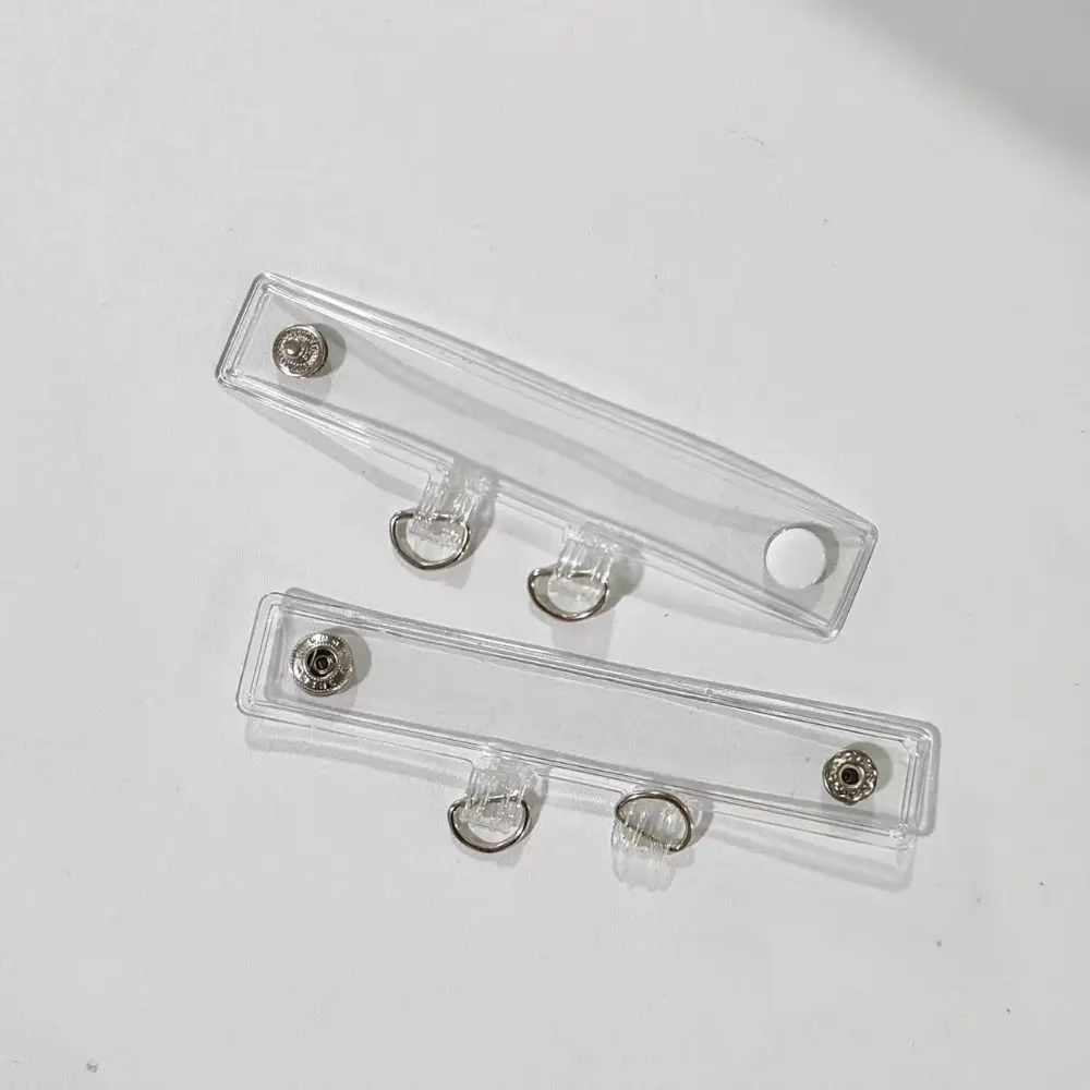 2pcs New PVC Bag Strap Extension Buckle Transparent Backpack Buckle Snap Clasp Clip Luggage Accessories