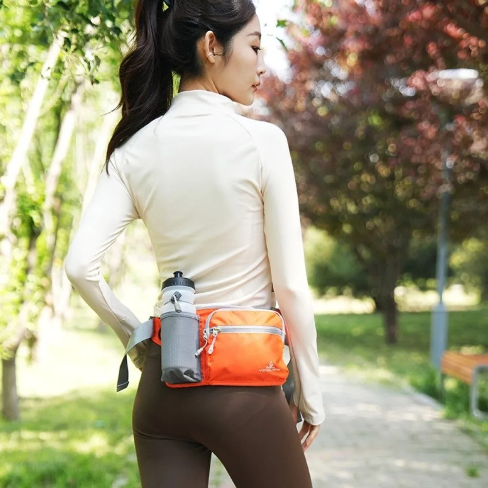 Multifunctional Waist Bag Waterproof Invisible Design Phone Chest Bag Lightweight Oxford Material Water Bottle Bag
