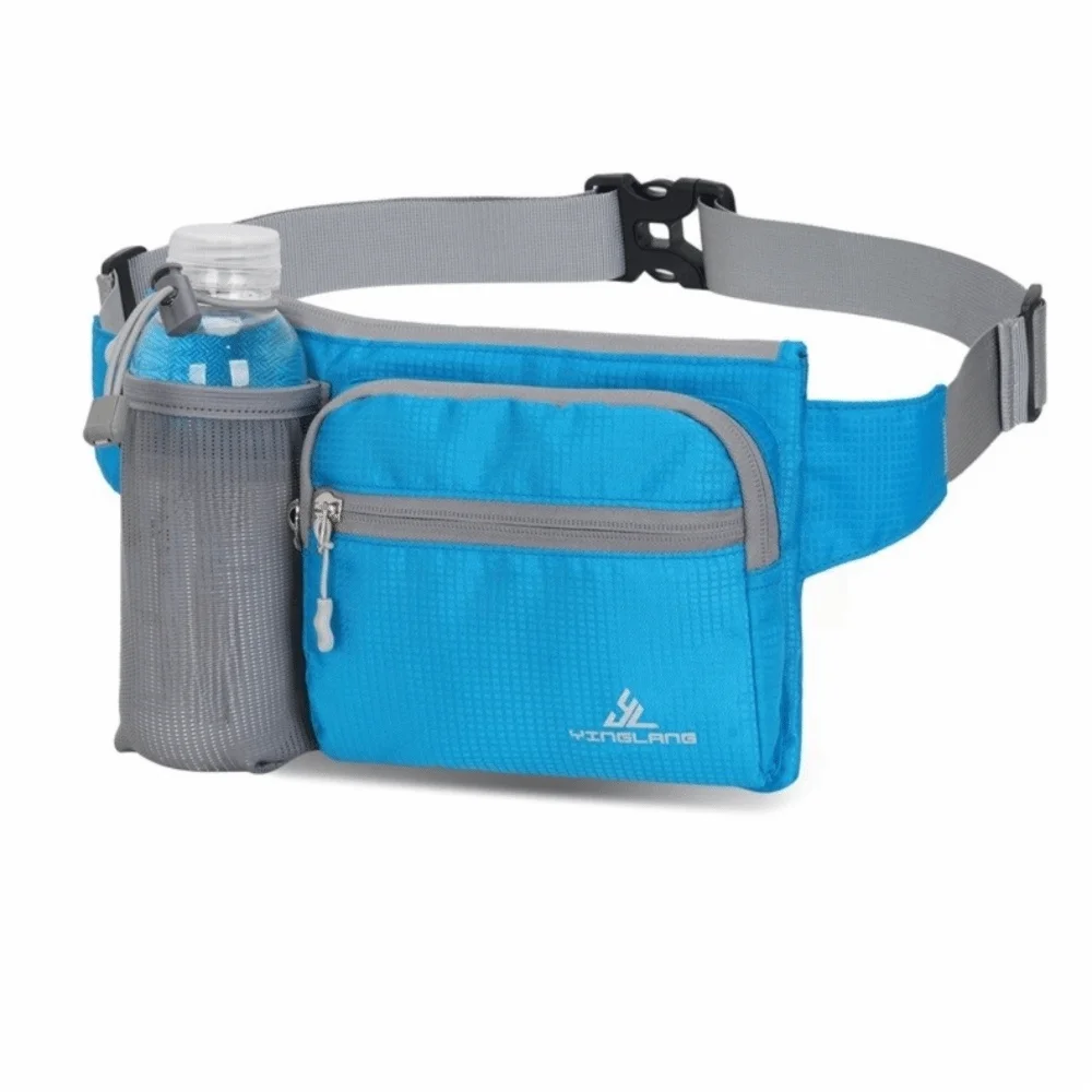Multifunctional Waist Bag Waterproof Invisible Design Phone Chest Bag Lightweight Oxford Material Water Bottle Bag