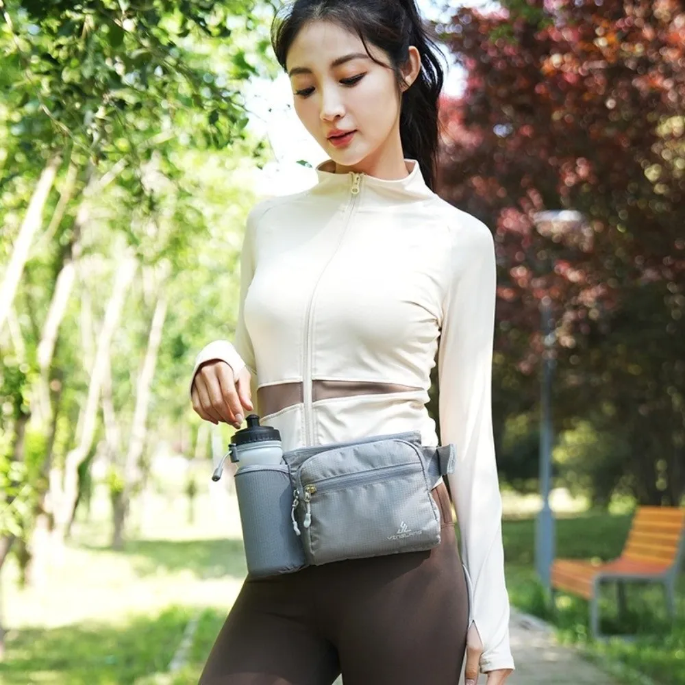 Multifunctional Waist Bag Waterproof Invisible Design Phone Chest Bag Lightweight Oxford Material Water Bottle Bag