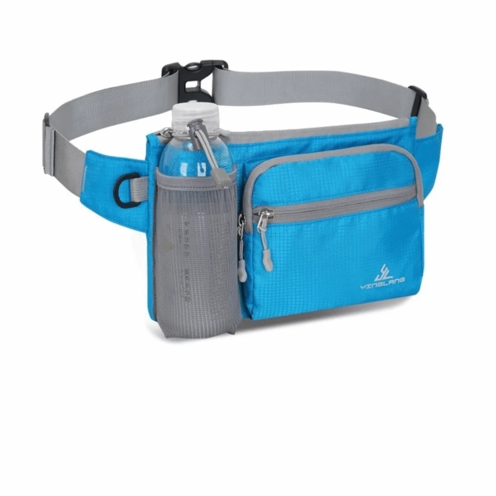 Multifunctional Waist Bag Waterproof Invisible Design Phone Chest Bag Lightweight Oxford Material Water Bottle Bag
