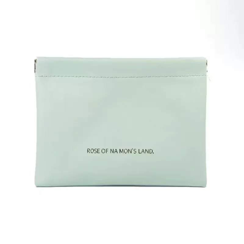 Mini Portable Storage Pouch for Headphones, Coins, Lipstick | Auto Close PU Bullet Storage Bag