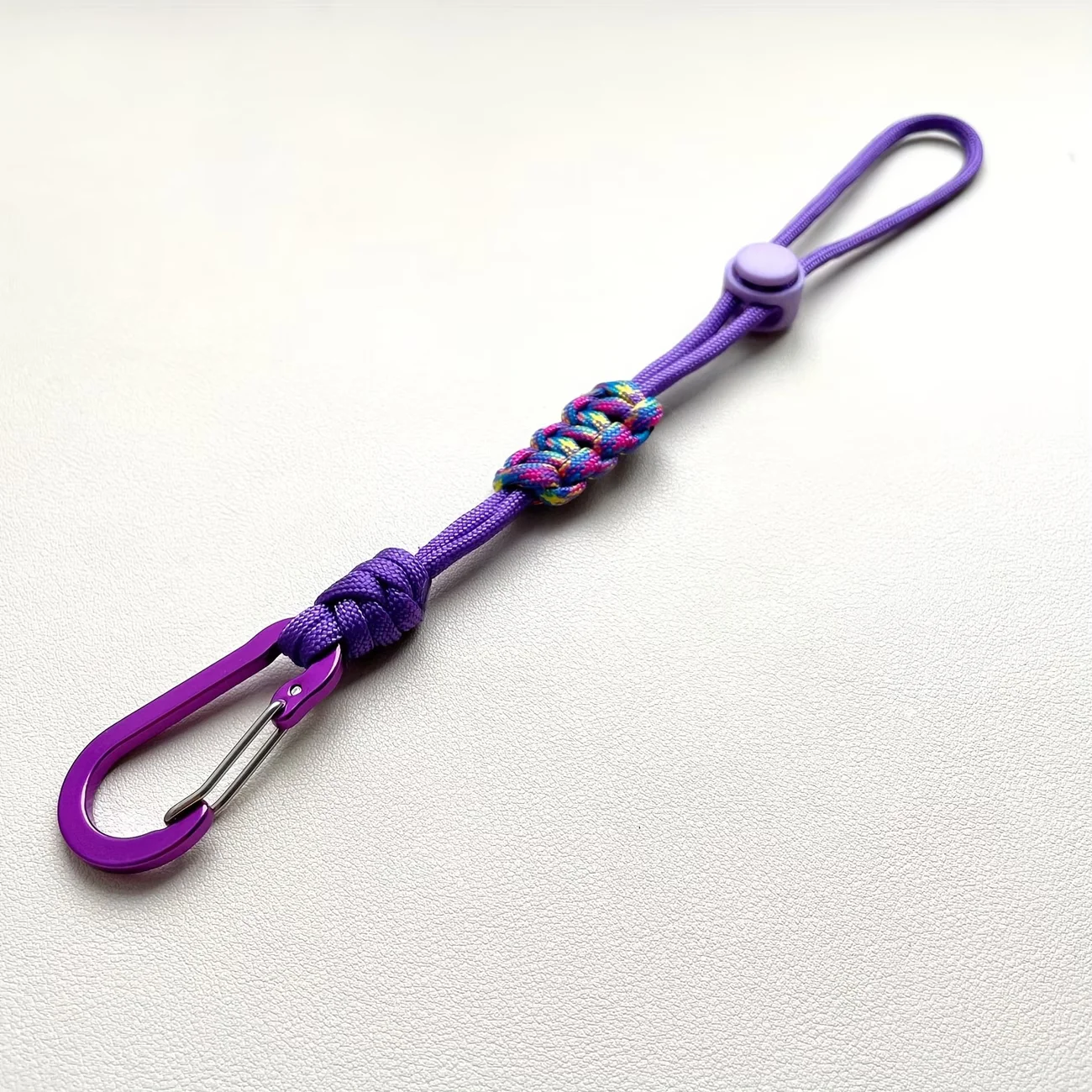 1Pc Water Bottle Holder with Lanyard, Alloy Hook Keychain, Portable Clip for Travel Hiking Backpack Accessory