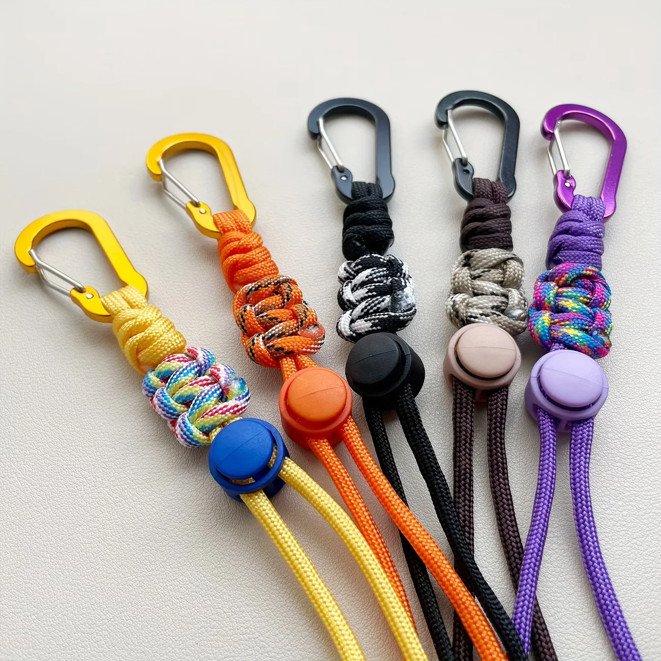 1Pc Water Bottle Holder with Lanyard, Alloy Hook Keychain, Portable Clip for Travel Hiking Backpack Accessory