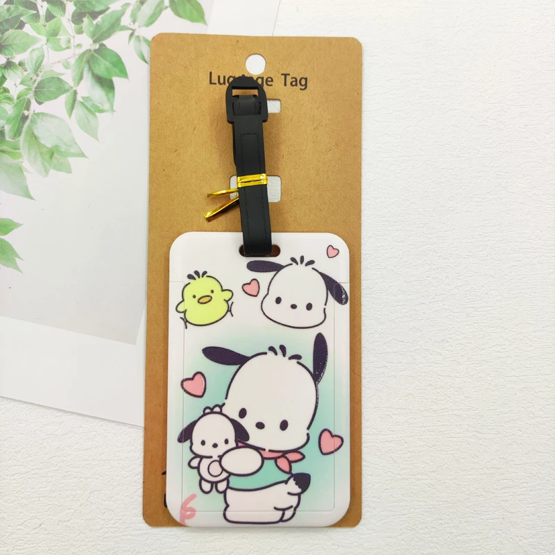 Hello Kitty Travel Luggage Tags Cute Suitcase ID Address Holder Baggage Boarding Tags Portable Label for Girls