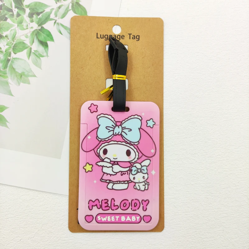 Hello Kitty Travel Luggage Tags Cute Suitcase ID Address Holder Baggage Boarding Tags Portable Label for Girls
