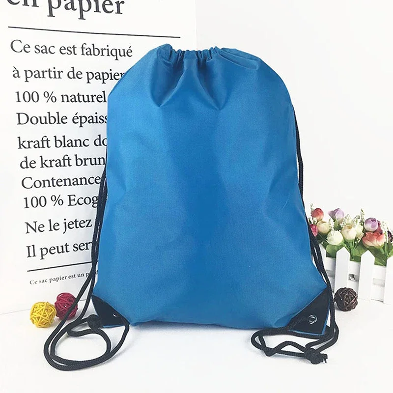 Waterproof Foldable Gym Bag Bundle Pocket Drawstring Fitness Backpack Shop Pocket Hiking Camping Swimming Men Women Sports Bags