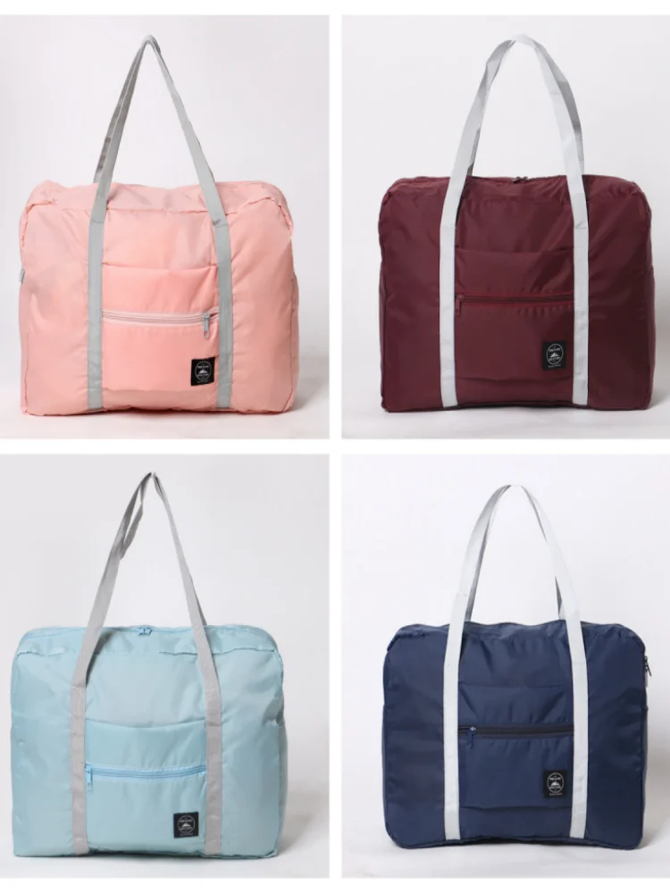Portable Foldable Travel Duffle Bag Large Capacity Sports Gym Bag, Lightweight Carry On Luggage Duffle Bag Coach Bag Travel Bag