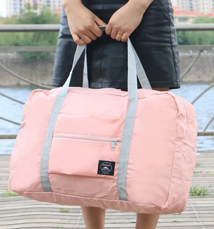 Portable Foldable Travel Duffle Bag Large Capacity Sports Gym Bag, Lightweight Carry On Luggage Duffle Bag Coach Bag Travel Bag