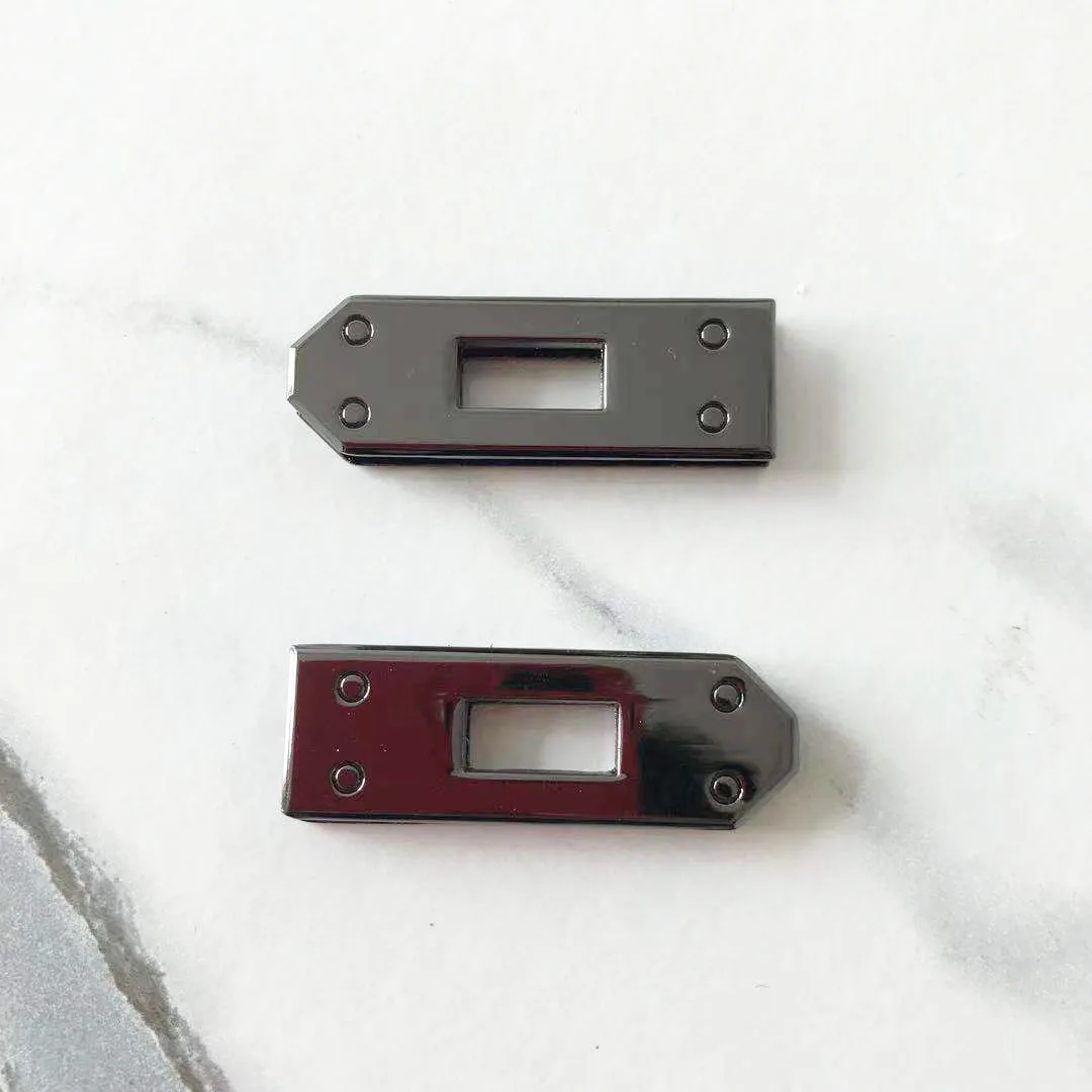 1 Set( 7 pcs) 45mm 4 Colors Metal Bag Lock Hardware Accessories Women's Handbag Swivel Clasp Lock Buckle DIY Part Leather Craft