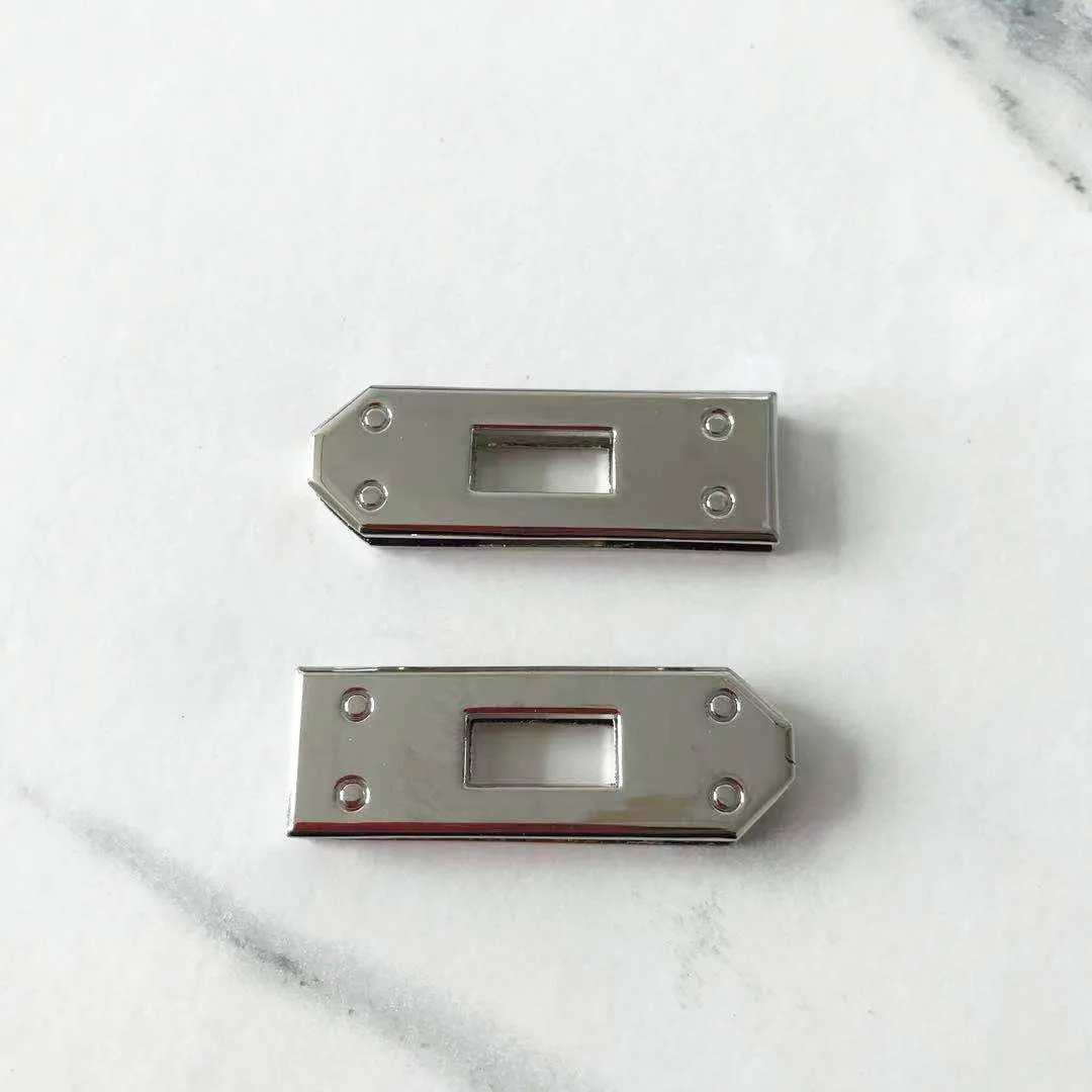 1 Set( 7 pcs) 45mm 4 Colors Metal Bag Lock Hardware Accessories Women's Handbag Swivel Clasp Lock Buckle DIY Part Leather Craft