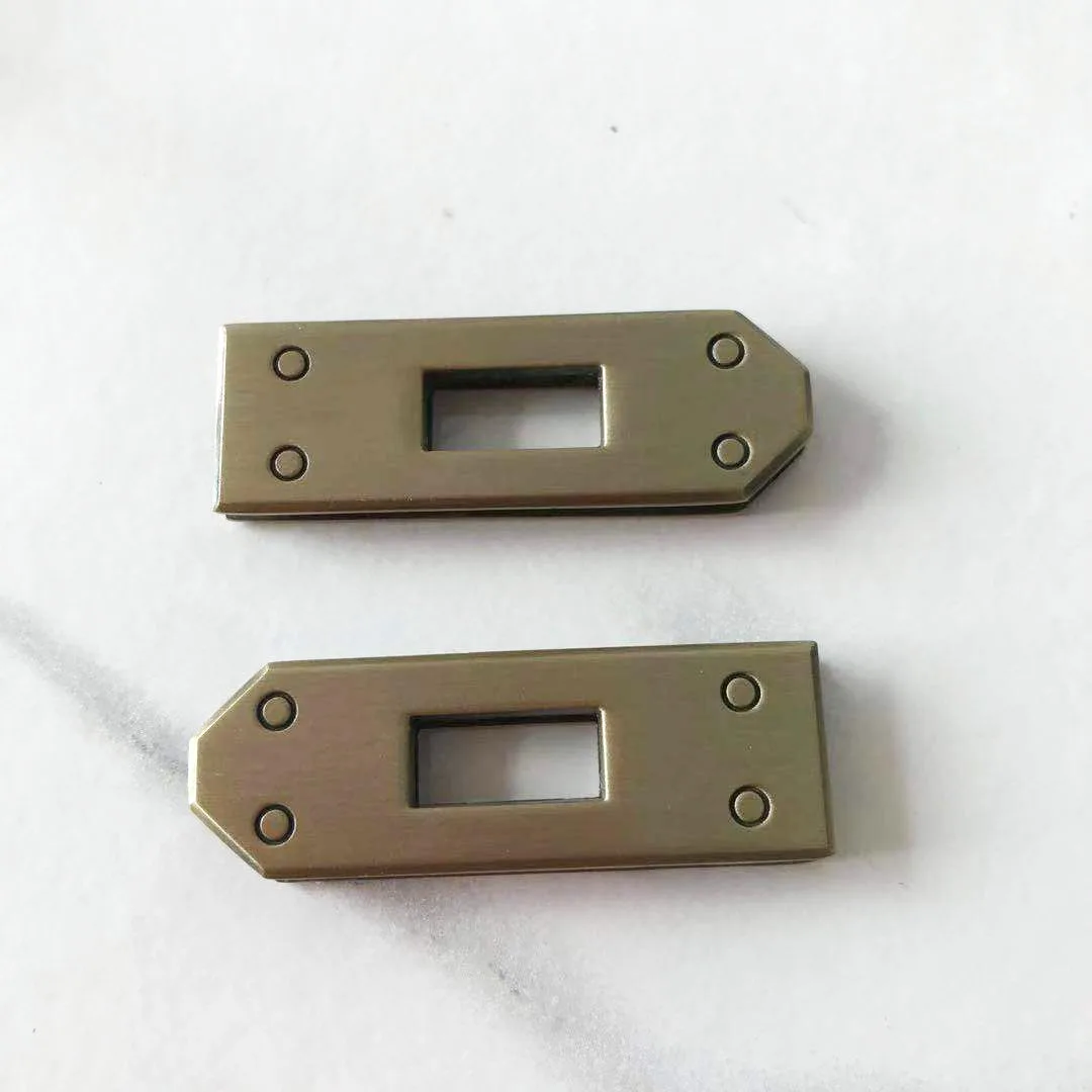 1 Set( 7 pcs) 45mm 4 Colors Metal Bag Lock Hardware Accessories Women's Handbag Swivel Clasp Lock Buckle DIY Part Leather Craft