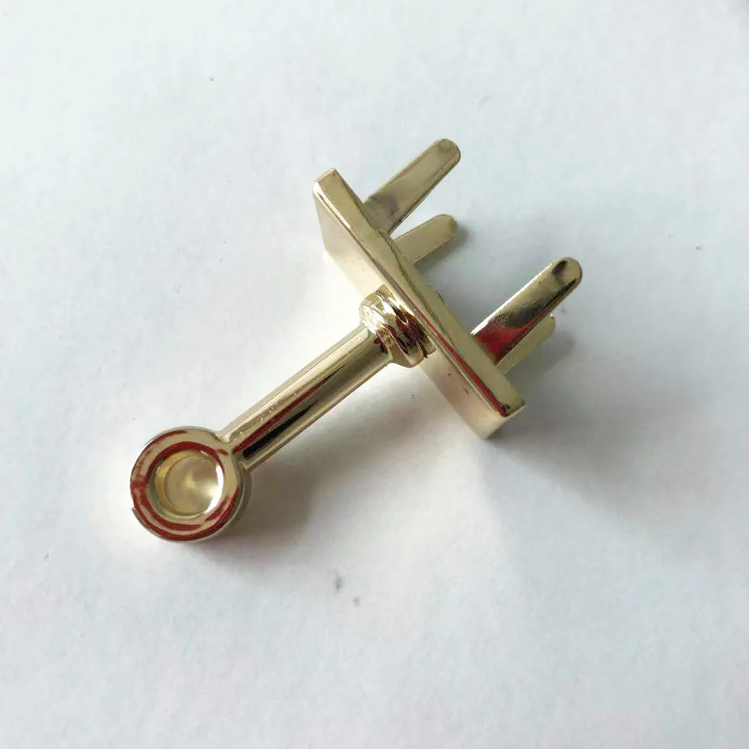 1 Set( 7 pcs) 45mm 4 Colors Metal Bag Lock Hardware Accessories Women's Handbag Swivel Clasp Lock Buckle DIY Part Leather Craft