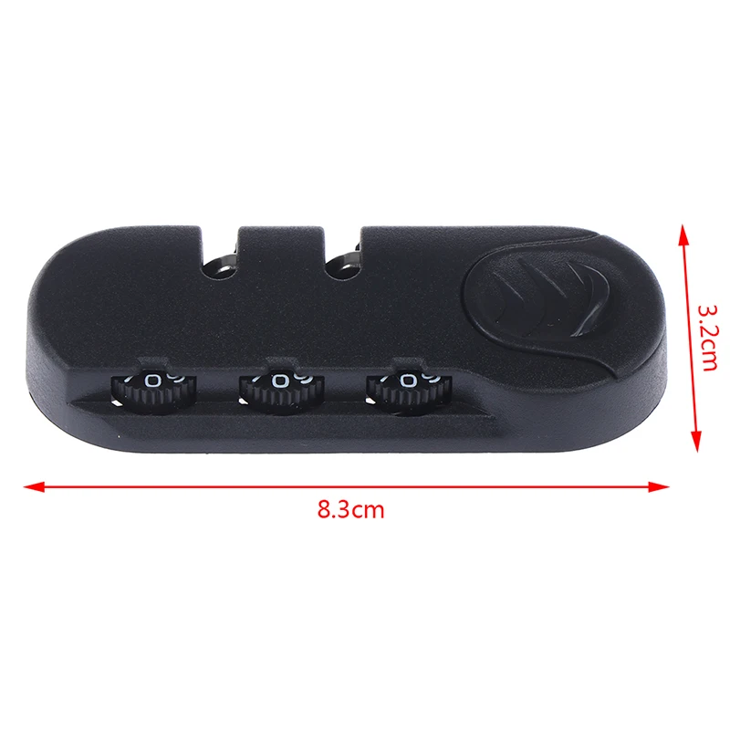 1Pc Digit Combination Padlock Accessories For Bag Lock Luggage Travel Bag Waterproof Code Lock